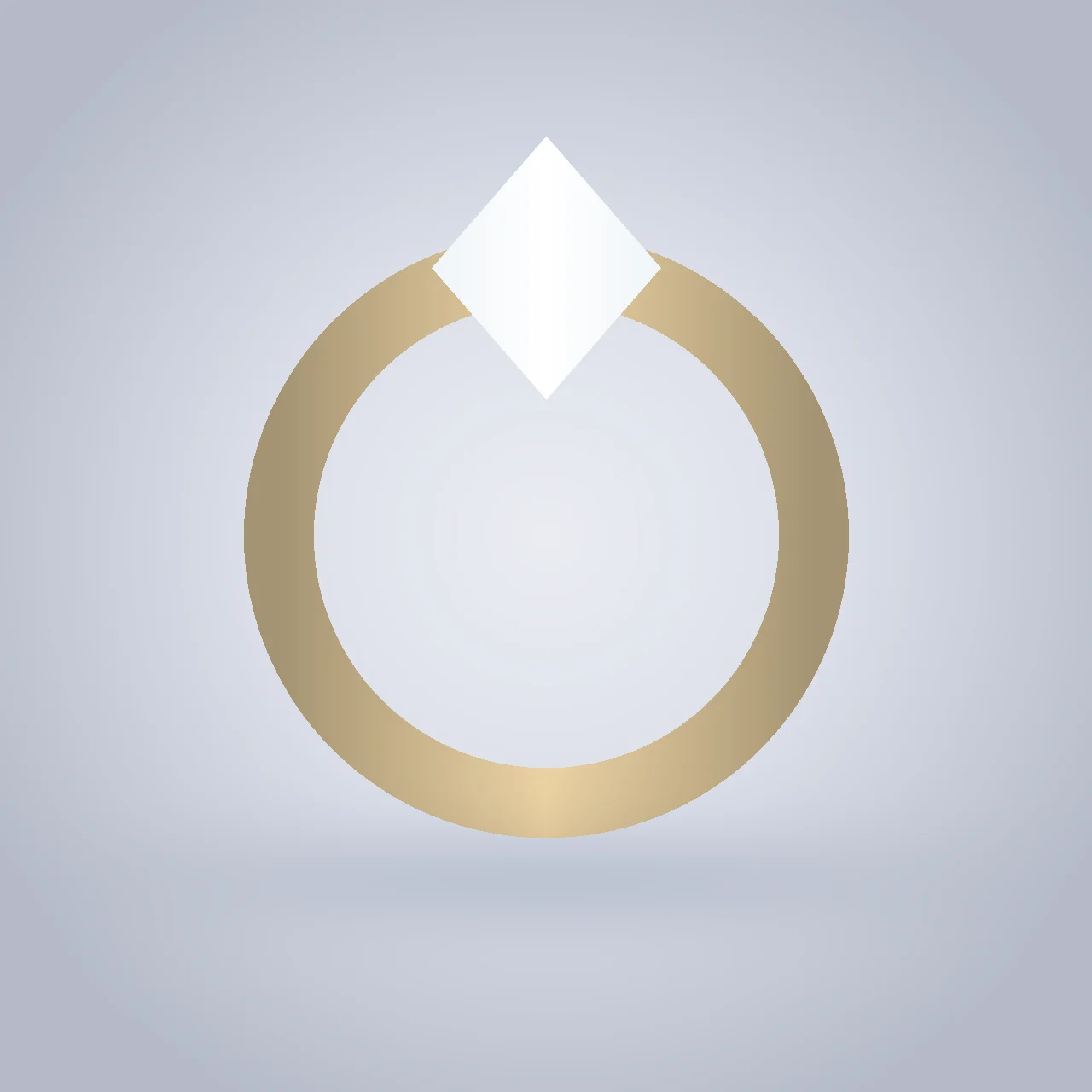 Aurora Solitaire Ring hero shot